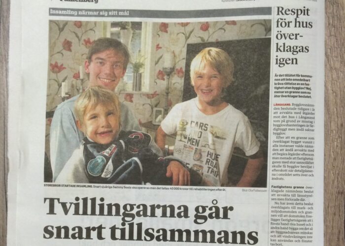 Hn artikel om Sammy & Sandro