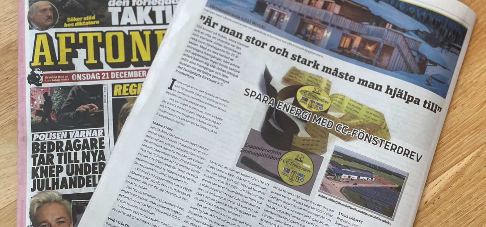 Artikel Om Oss I Aftonbladet - 3C Productions - Artikel Om Oss I ...